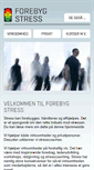 Mobile Screenshot of forebygstress.dk